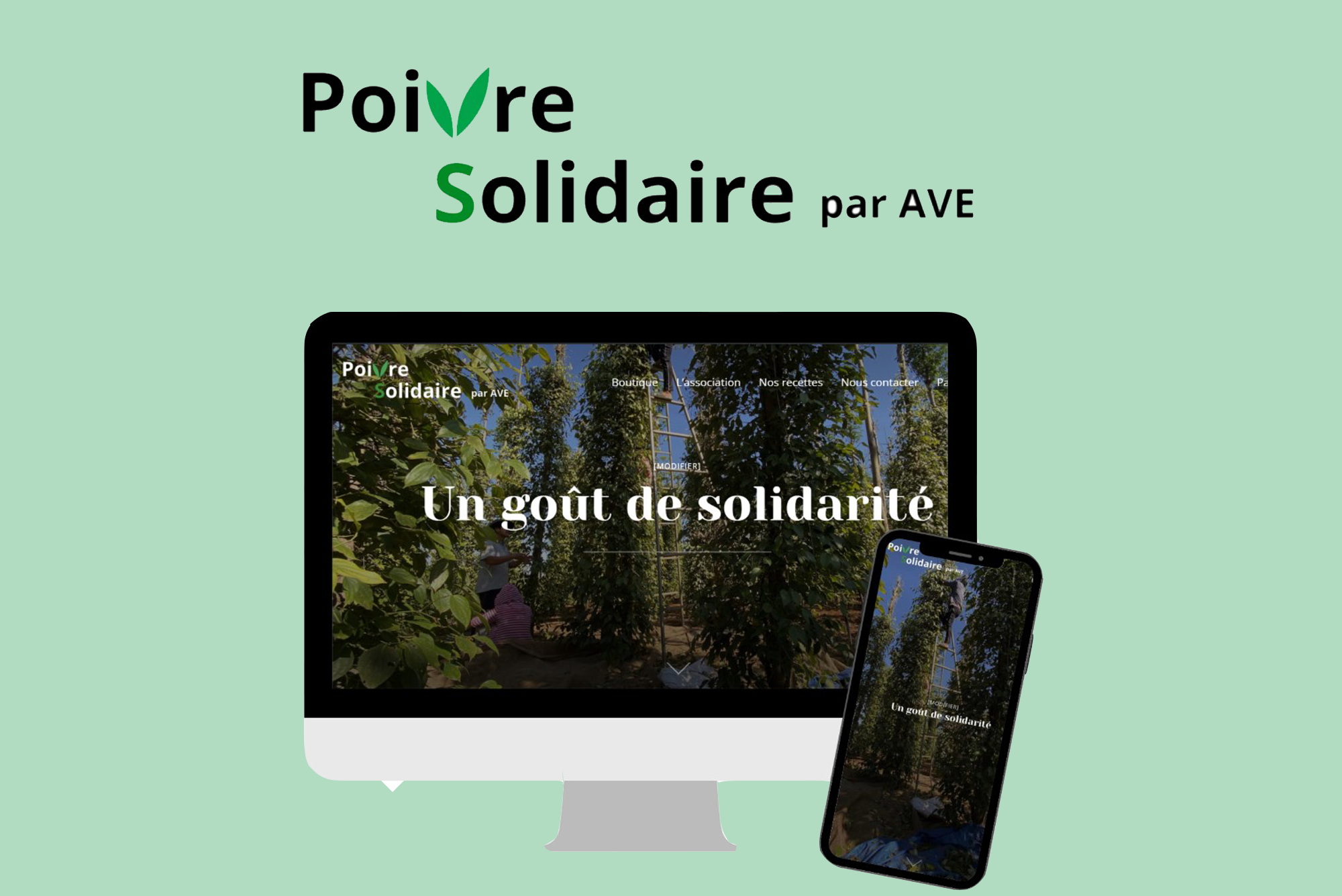 Lancement du site Poivre solidaire